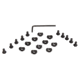 Vector Optics M-LOK Rail Section Screws, Black, SCMLS