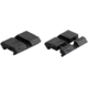 Vector Optics Mount Adapter, 3/8in Dovetail, 7/8in Weaver, 1in Long, 0.2in Height, 1 Pair, Black, SCRA-06B