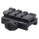 Vector Optics Riser Mount Rail, Picatinny, 0.5in Height, 1.6in Long, 3 Slots, 6063-T6, Black, SCRA-58
