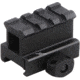 Vector Optics Riser Mount Rail, Picatinny, 1in Height, 1.6in Long, 3 Slots, 6063-T6, Black, SCRA-60