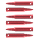 Vector Optics Snap Caps, Rifle, .300 AAC Blackout, 6 Rounds/ Pack, w/ Sling, Red, SCSC-03