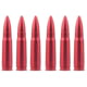 Vector Optics Snap Caps, Rifle, 7.62x39mm, 6 Rounds/ Pack, w/ Sling, Red, SCSC-02