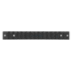 Vector Optics Tactical Rail, Remington Model 700, Picatinny, 6.25in Long, 0 MOA, 45 Steel, Black, SCRA-62