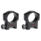 Vector Optics Tactical Rifle Scope Rings, 30mm Tube, Picatinny/ Weaver, 25.4mm Height, 6063-T6, Matte, Black, SCTM-22