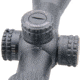 Vector Optics Veyron Rifle Scope, 3-12x44mm, First Focal Plane, 30mm Tube, MPR-4 Non-Illuminated Reticle, 6061-T6, Black, SCFF-21