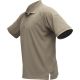 Vertx Men's Coldblack Short Sleeve Polo Shirt, Tan, Size Large VTX4000TNP-LARGE