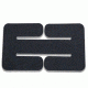 Vertx Velcro Onewrap Belt Adapter Panel, Black VTX5135BK