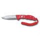 Victorinox Hunter Pro Alox Folding Knife with Clip and Paracord, Red, 130mm 0.9415.20