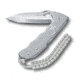 Victorinox Hunter Pro Alox Folding Knife with Clip and Paracord, Silver, 130mm 0.9415.M26