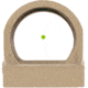 Viridian Weapon Technologies RFX35 22-26mm Reflex Red Dot Sight, 3 MOA Green Dot, Flat Dark Earth, 9810145