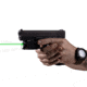 Viridian Weapon Technologies C5L Custom 580 Lumen LED Green Laser Tactical Light w/ INSTANT-ON &amp; SafeCharge Power Bank, Lithium Ion, Black, 930-0058