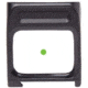Viridian Weapon Technologies RFX44 Compact Green Dot Reflex Sight, 5 MOA Green Dot Reticle, Picatinny High Mount for 1/3 Co-Witness, Black, 981-0113