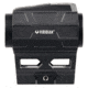 Viridian Weapon Technologies VENTA 1x22mm Reflex Green Dot Sight w/ T2-Style Pic Rail Mount, 2 MOA Green Dot Reticle, Black, 981-0159