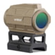 Viridian Weapon Technologies VENTA 1x22mm Reflex Green Dot Sight w/ T2-Style Pic Rail Mount, 2 MOA Green Dot Reticle, Flat Dark Earth, 981-0195