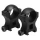 VISM 1In Hunter Rifle Scope Rings/1.3In Height, Black VR1H13