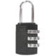 VISM 3 Numbers Combination Lock, Small, Black, ALOCK