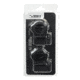 VISM 30mm Hunter Rifle Scope Rings/0.9In Height, Black VR30H09