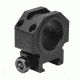 VISM 30mm Tactical Rings/0.9In Height, Black VR30T09