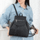 VISM BW9936 PU Daypack, Black, BW9936B