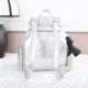 VISM BW9948 PU Daypack, Silver, BW9948S