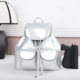 VISM BW9948 PU Daypack, Silver, BW9948S