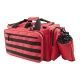 VISM Competition Range Bag w/Zippered Compartments, Red w/Black Trim CVCRB2950R