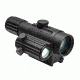 VISM Duo Series 4X34 Scope/Built In Offset Green Dot Relflex Sight/Blue Ill. Urban Tactical Reticle/Picatinny Base/Green Lens, BLACK VDUO434DGB