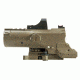 VISM ECO Prismatic Scope 4X Scope/Laser &amp; NAV LED/Green Micro Dot, Tan VECO434QRTG
