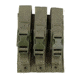 VISM Hicap Pistol Triple Magazine Pouch, Green, CVMP3030G