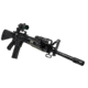 Vism Keymod 1in Extended Flashlight Mount/Modular, Black VMFLKMMR