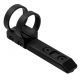 Vism Keymod 1in Extended Flashlight Mount/Standard, Black VMFLKM