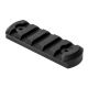 VISM KeyMod Picatinny Rail, 3 KM Slots, Black VMKM3
