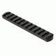 VISM KeyMod Picatinny Rail, 6 KM Slots, Black VMKM6