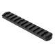 VISM KeyMod Picatinny Rail, 6 KM Slots, Black VMKM6