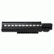 VISM KeyMod Triangle Handguard, for AR-15, Black, Mid Length VMARTKMM