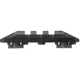 VISM M-Lok &amp; Keymod Picatinny Accessory Rail, Short, Black, VMMK3B