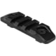 VISM M-Lok &amp; Keymod Picatinny Accessory Rail, Short, Black, VMMK3B