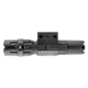 VISM Pro Series Mod 2 Flashlight, 500 Lumen, 3 Watts, 2 x CR123A, Anodized, Black, VATFLBMM2
