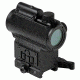 Vism Red &amp; Blue Dot Reflex Optic - 1.7in H with Integrated Green Laser, Black VDBRGLB