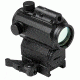 Vism Red &amp; Blue Dot Reflex Optic - 1.7in H with Integrated Green Laser, Black VDBRGLB