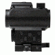 Vism Red &amp; Blue Dot Reflex Optic - 1.7in H with Integrated Green Laser, Black VDBRGLB
