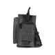 Vism Stock Riser With Mag Pouch, Black CVSRMP2925B