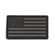 VISM Usa Flag Patch PVC, Black, CVUSAP3029B