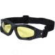 Voodoo Tactical Sportac Goggle Glasses, Black/Yellow Lens, 02-8832017000
