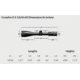 Vortex Crossfire II Hog Hunter 3-12x56mm Rifle Scope, 30mm Tube, Second Focal Plane, Black, Hard Anodized, Red V-Brite Reticle, MOA Adjustment, CF2-31049