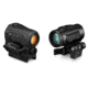 Vortex SPARC AR II 1x22mm 2 MOA Reflex Red Dot Sight, Anodized Matte, Black, w/Micro 3x22mm Magnifier, SPC-AR2-KIT1