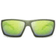 War Bird Fusillade Glasses, Green Frames/Brown Lens/Ice Green Shield, EYFUGRBRIGR