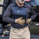 WarBird Ghost Hawk Concealable Armor System with Hoss Level IIIA Ballistics, Navy, Medium/Regular, BUSLH3AMRGHN