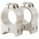 Warne Maxima Steel Rings, 1in, Weaver/Picatinny, PA, High - Silver 202S