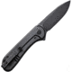 We Knife Co Ltd We Knife Elementum 2.96'' Black Titanium/stnwsh 20cv Frm Lock